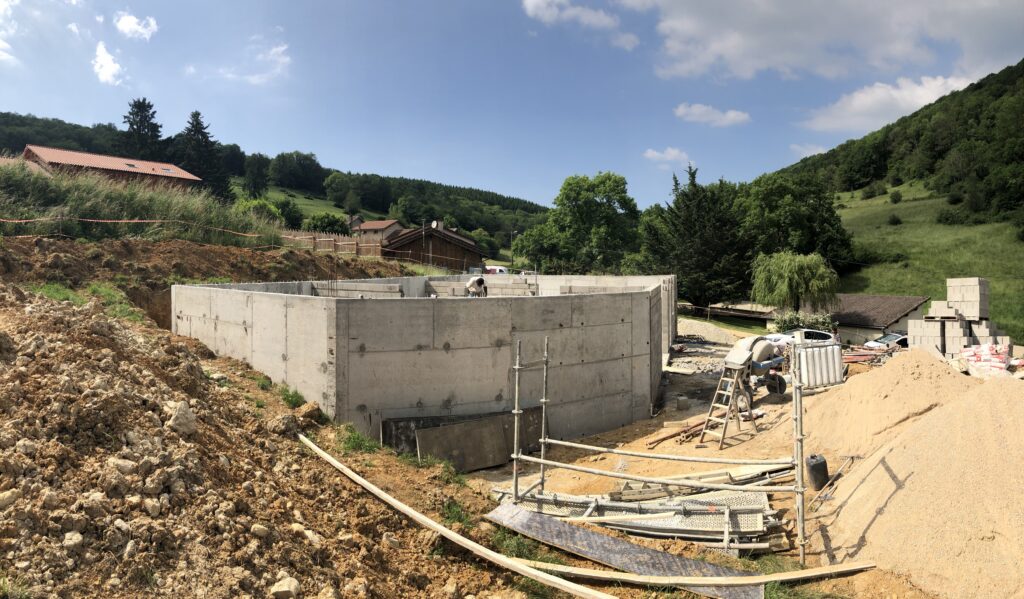 construction des fondations