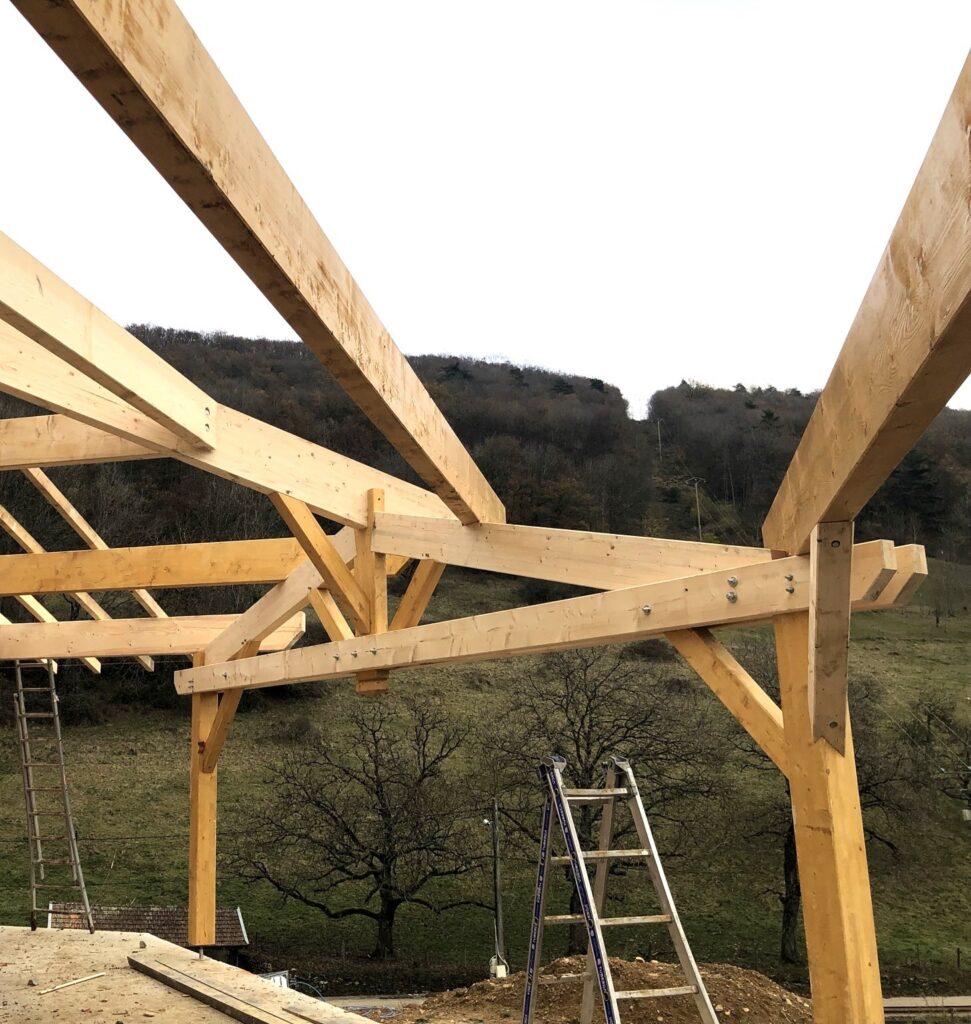 Assemblage de la charpente